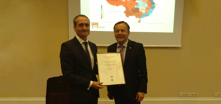 Asociacijai buvo įteiktas Lietuvos - Kinijos verslo tarybos prie LPK nario pažymėjimas