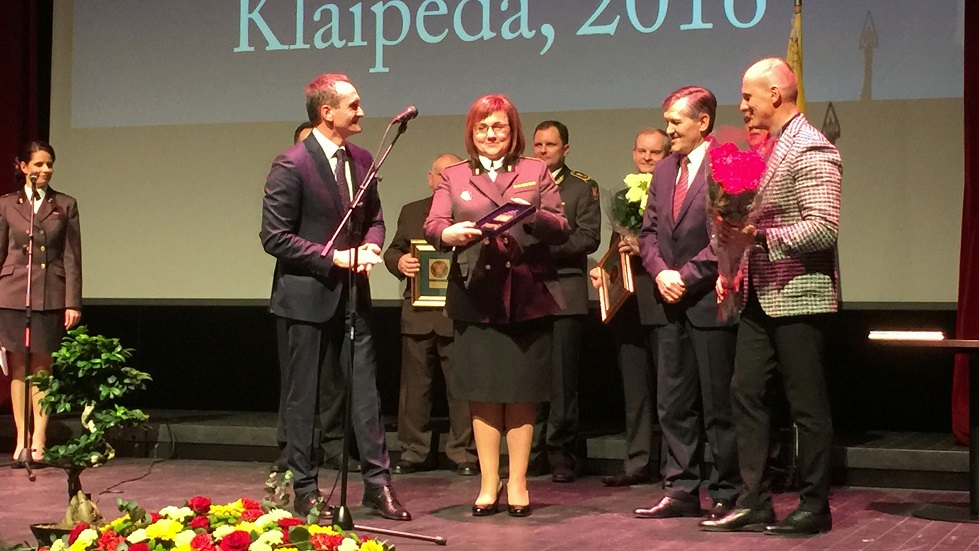 Asociacijos apdovanojimas Klaipėdos teritorinei muitinei