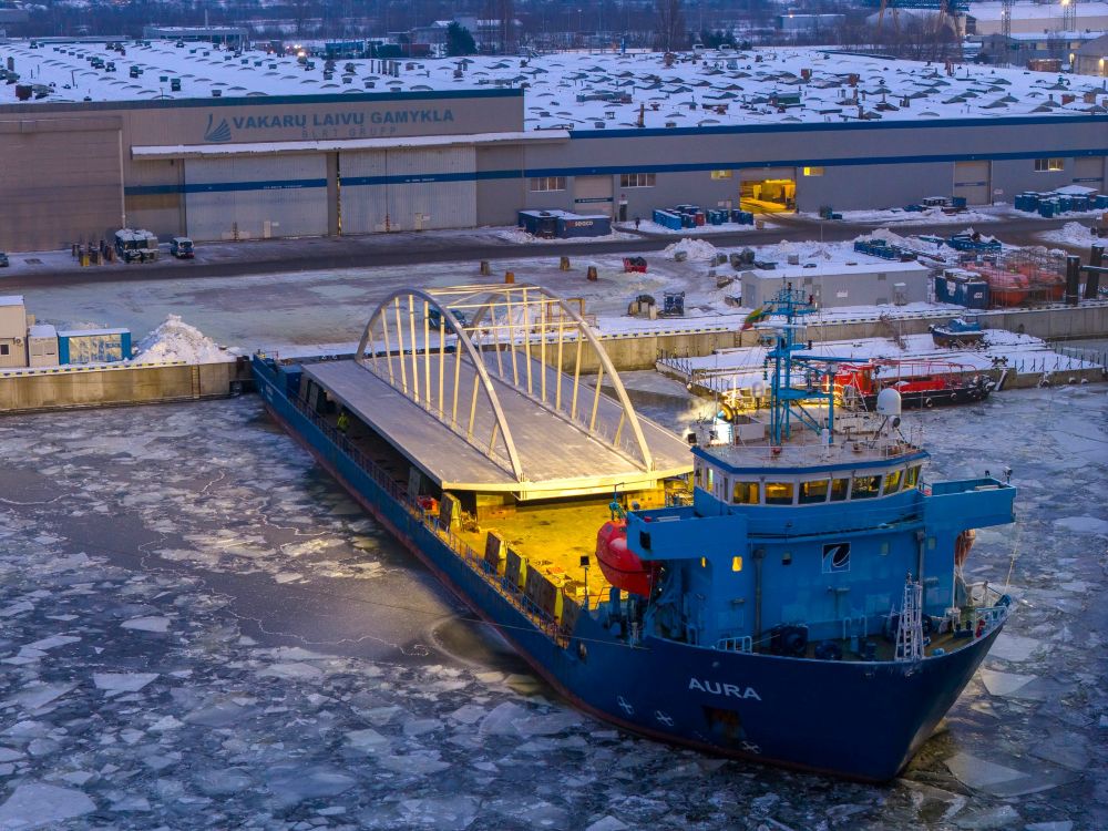 VLG įmonių grupė įgyvendino unikalų tilto gamybos projektą